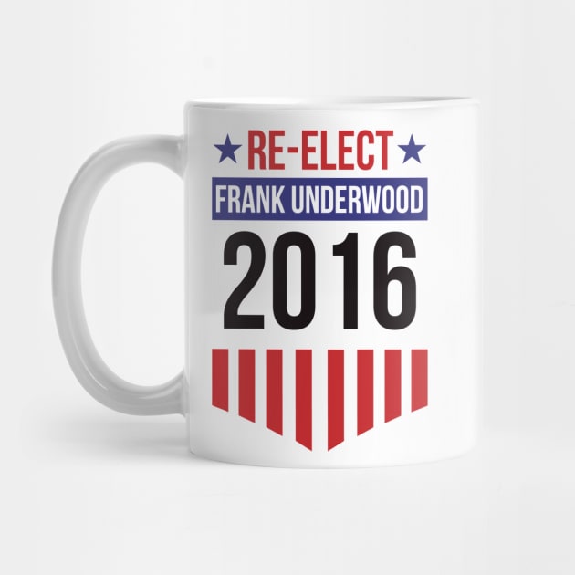 Re-Elect Frank Underwood 2016 (Badge) by PsychicCat